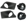 Fog Light Assembly Replacement For Ver-sa 2007 2008 2009 2010 2011 Halogen Bulbs With Front Bumper Covers And Harness Switch