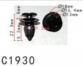 Autobahn88 Rear Bumper Reflector Panel Clip Compatible With Honda 13-17 Accord Oem 90651t3l003 Pack Of 20