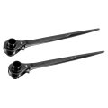 16 X 18mm Hexagon Scaffold Podger Ratchet Spanner Point Ratcheting Socket Wrench Tool With Black Oxide Finish 12 6 In Long 2 