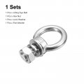 Uxcell Lifting Eye Bolt 1 Set M14x25mm With Nut Washer 304 Stainless Steel Shoulder Ring For Hanging Item