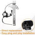 Rear Driver Power Window Regulator With Motor For Chevy Impala 2006 2013 And Limited Sedan 2014 2016 Left Side 748-510