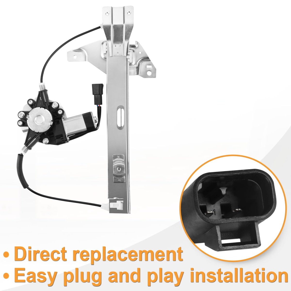 Rear Driver Power Window Regulator With Motor For Chevy Impala 2006 2013 And Limited Sedan 2014 2016 Left Side 748-510