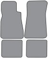 Die Cut Loop Complete Carpet Floor Mats Fits 1965-1970 Pontiac Catalina Maroon 