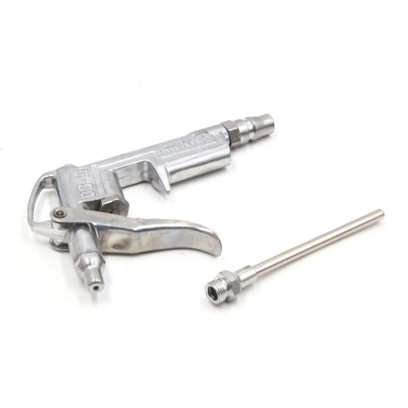 Uxcell Silver Tone Car Air Duster Compressor Gun Dust Removing Nozzle Cleaner Tool