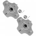 Caltric 2 Rear Axle Wheel Hub With Nut Compatible Honda Trx420 Fpm Trx420fpe Rancher 420 4x4 2009-2013