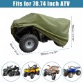 X Autohaux Atv Cover For Polaris Sportsman 90 110 300 Can-am Outlander Polyester Waterproof Windproof Quad Covers All Weather