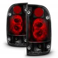 1995-2000 Toyota Tacoma Pickup Truck Black Bezel Euro Style Altezza Tail Light Housing Lamp Assembly Replacement Driver And 