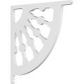 Ekena Millwork Bktp01x16cw Classic Wagon Wheel Architectural Grade Pvc Brackets 5 8 W X 16 D 16 H 