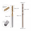 Uxcell M3 X 0 5 Spiral Flute Tap 2 5mm Drill Bit Set Metric Titanium Plated M35 Cobalt High Speed Steel Machine Threading Screw
