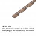 Uxcell M3 X 0 5 Spiral Flute Tap 2 5mm Drill Bit Set Metric Titanium Plated M35 Cobalt High Speed Steel Machine Threading Screw