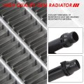 Dpi 13273 Factory Style 1-row Cooling Radiator Compatible With Vw Jetta Passat 1 4l Hybrid 2 0l Tdi At 13-16 Aluminum Core