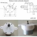 Yosoo 12v Dc High Torque Slow Speed Electric Motor Gearbox 3 Rpm 4mm Shaft Diameter