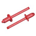 50pcs 1 4 X3 8 Aluminum Dome-head Blind Rivets Open-end Type For Diy Sheet Metal Automotive Repairs Furniture Boat And Duct 
