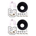 Cicitree 2sets Carburetor Repair Kit Diaphragm Float Compatible For Suzuki Gsf1200 Bandit 2001-2005