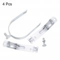 Uxcell 4-31 64 Emt Strut Clamps Steel For Rigid Conduit And Pipe 4pcs Universal With Bolt Nut
