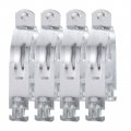 Uxcell 4-31 64 Emt Strut Clamps Steel For Rigid Conduit And Pipe 4pcs Universal With Bolt Nut