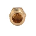 5 Pcs 1 4bsp Male Thread Brass Hex Head Pipe Plug Connector Fitting