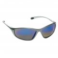 Galeton Spyder Lightweight Full Frame Safety Glasses With Anti-scratch Lenses Silver Blue Mirror One Size 1 Count Pack Of 