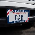 Florida Panthers Jersey License Plate Tag Frame