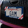 Florida Panthers Jersey License Plate Tag Frame