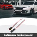 X Autohaux 5 Pair 16awg 2 Pins Way Car Auto Waterproof Electrical Connector Plug Socket Kit With Wire