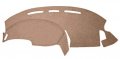 Custom Dash Cover Mat For 1997-2003 Ford Pick-up F-150 W O Light Sensor Velour Vanilla 
