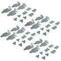 The Rop Shop 8 Trailer Connector Bracket Sets W Hardware For Buyers B2585bz Rcb944k7021 