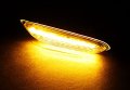 Eparts Euro Style Full Led Front Fender Side Marker Light Turn Signal Lamp Assembly Replacement For 2006-2011 Bmw 3-series E60