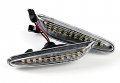 Eparts Euro Style Full Led Front Fender Side Marker Light Turn Signal Lamp Assembly Replacement For 2006-2011 Bmw 3-series E60 