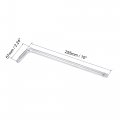 Uxcell T55 Anti Tamper Proof Torx Star Key Bit Wrench L-shape 10-inch Long Arm Cr-v Steel