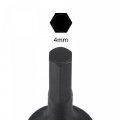 Uxcell 4mm Impact Hex Bit Socket 1 4 Square Drive 35mm Length Cr-mo Metric Sizes 2 Pcs