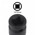 Uxcell 4mm Impact Hex Bit Socket 1 4 Square Drive 35mm Length Cr-mo Metric Sizes 2 Pcs