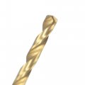Uxcell High Speed Steel Straight Shank Twist Drill Bit Fully Ground Titanium Coated 1 5mm Diameter 40mm Total Length 18mm 6 Pcs