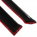 Aintier Side Window Deflectors Sun Rain Guards Set Fit For 2006-2011 Honda Civic 2 Pcs Black