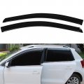 Aintier Side Window Deflectors Sun Rain Guards Set Fit For 2006-2011 Honda Civic 2 Pcs Black