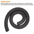 Uxcell Foam Rubber Weather Seal Strip 35mm 1 38 Diameter X Meter 3 28ft Long Round Epdm Solid For Reduce Noise Shock Friction