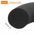 Uxcell Foam Rubber Weather Seal Strip 35mm 1 38 Diameter X Meter 3 28ft Long Round Epdm Solid For Reduce Noise Shock Friction