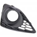 Evan-fischer Front Driver Side Fog Light Trim For 2010-2012 Ford Fusion Textured Black Bezel Fo1038122 