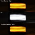 Switchback Amber White Sequential Turn Signal Led Side Mirror Indicator Light Blinker Lamp Replacement For 2017-2022 Ford F250