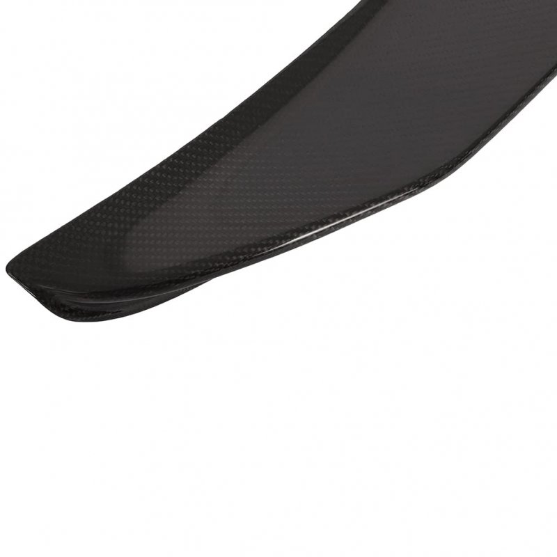 1pc Carbon Fiber Spoiler Wing Compatible For 2014-2020 Bmw 4-series 2 Door Convertible 2015-2020 F83 M4 Glossy Black Rear Trunk