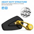 Mictuning Cnc Motorcycle Mirrors 7 8 22mm Bar End Rear View Compatible With Most Honda Grom Yamaha Kawasaki Ducati Suzuki And
