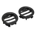 Car Air Conditioning Vent Grille 1 Pair Left And Rirht Round Louvered Dash Replacement Oe 20468068879116 20468067879116