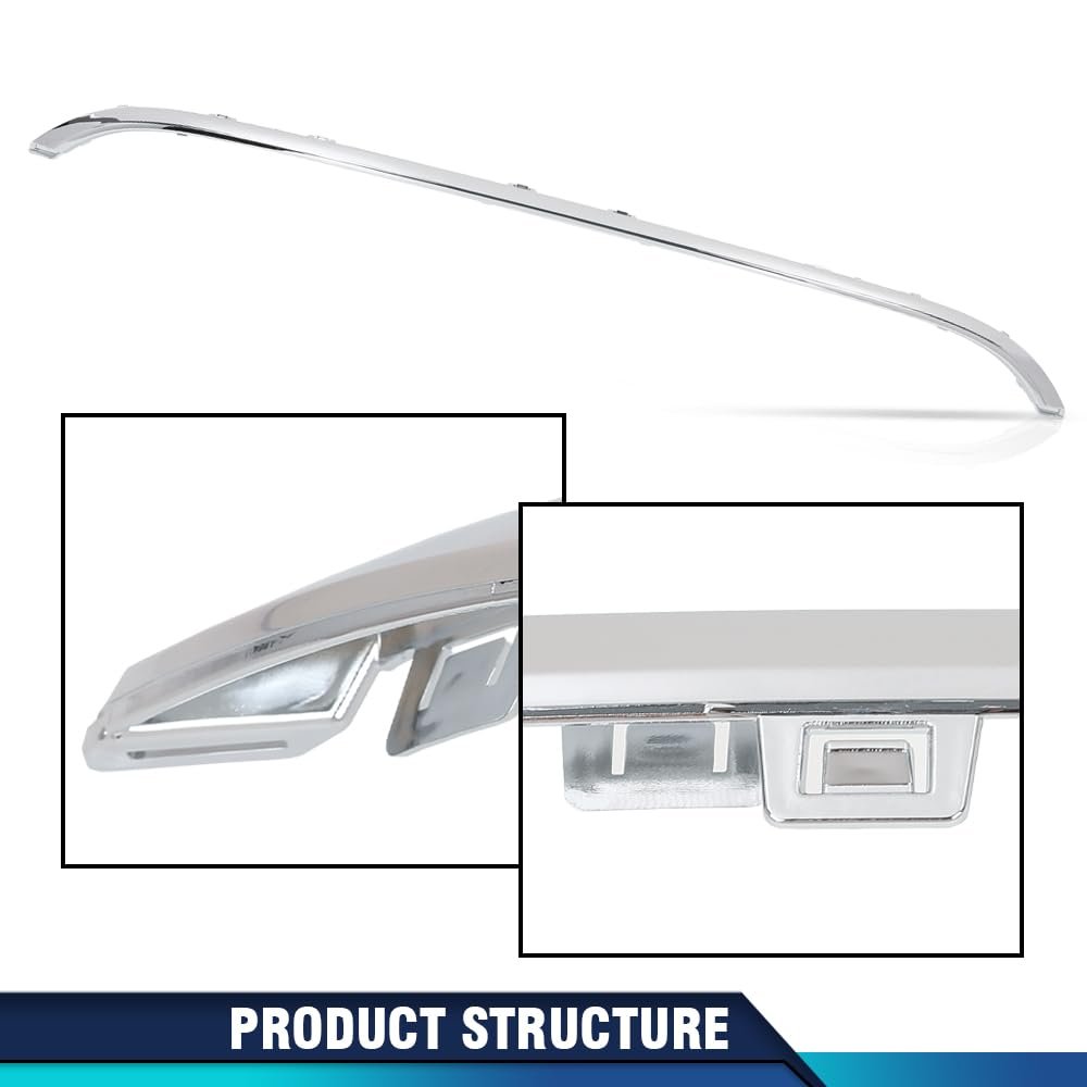 Front Center Bumper Trim For Chrysler 200 2015 2016 2017 Chrome Finish 68203029ab Ch1044120