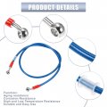 X Autohaux 110cm 43 31 Length 10mm Id Motorcycle Hydraulic Brake Line Oil Hose Pipe 28a 0a Stainless Steel Braided Cable For