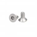 Uxcell M2x4mm 304 Stainless Steel Flat Head Torx Anti Theft Machine Screws 100pcs