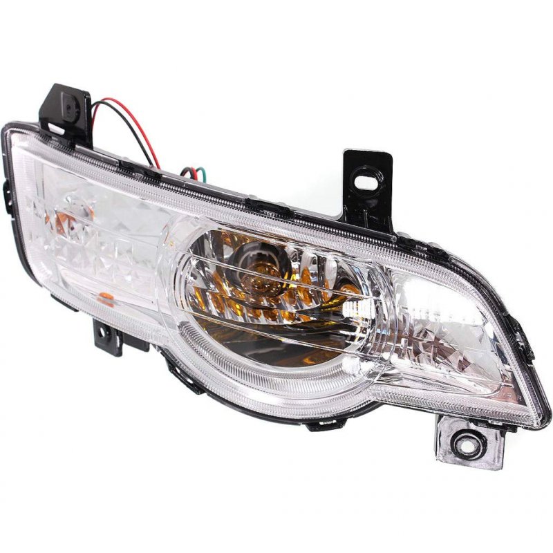 Passenger Side Park Signal Light Assembly For 2009 2010 2011 2012 Chevy Traverse Fits Gm2521194 And 20794798 With Bulbs