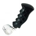Abfer Knob For Steering Wheel Suicide Spinner Ball Black Handle Control Turning Unique Shape Vehicles 