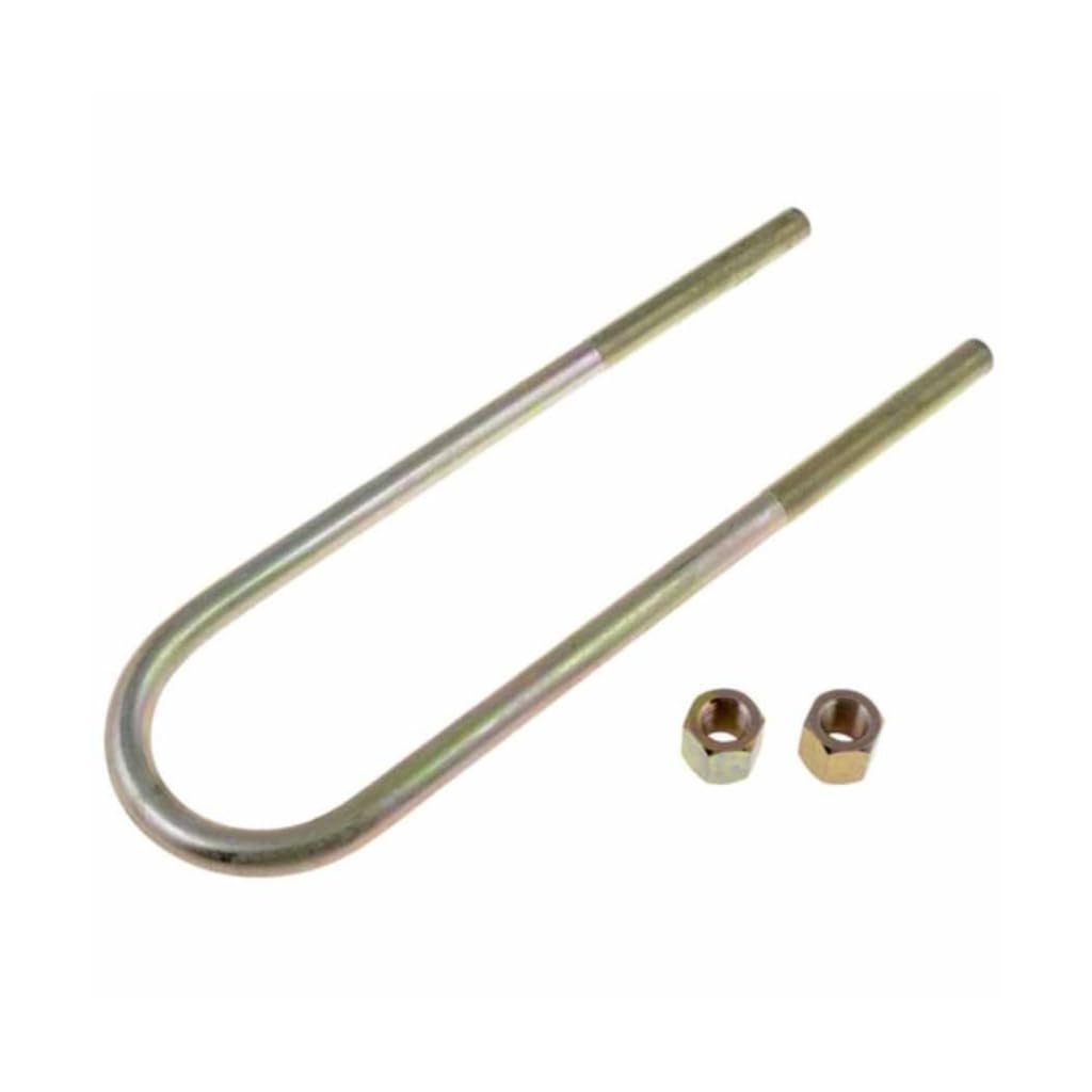 Threaded Round U Bolt Steel Yellow Zinc Heat Hardened Fine Thread 5 8 In Diameter Alx Pau Mm 35666 Cl360a50 With 2 Nuts