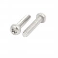 Uxcell M3x14mm 316 Stainless Steel Pan Head Torx Socket Cap Security Screw 25pcs