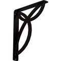 Ekena Millwork Bktm01x10x12sve 1 2 W X 10 D 12 H Versailles Wrought Iron Bracket Single Center Brace 
